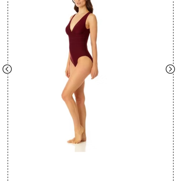 Coppersuit One Piece Merlot Sporty Swimsuit NWT size Small - Picture 3 of 8